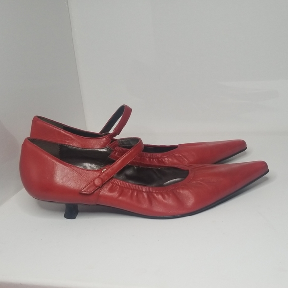 Bronx Shoes - Bronx Red leather pumps